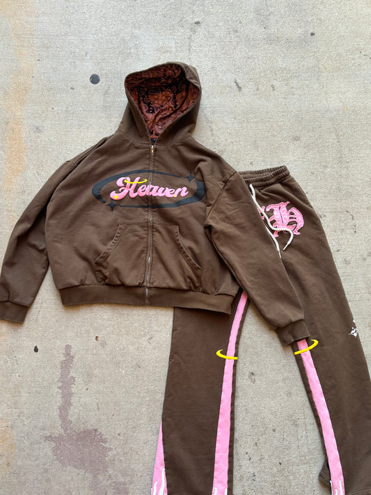 Tracksuit Brown x Pink